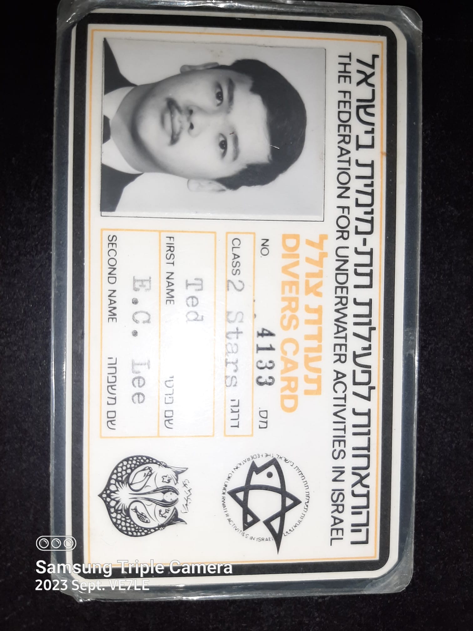 CMAS Diver Card